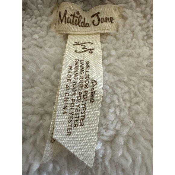 Matilda Jane Coat Jacket Snow Day Coat Moments With You Size 2 Winter Jacket - Picture 7 of 13